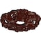 Ekena Millwork Orrington Medallion (Canopies up to 4 3/4"), 19 5/8"OD x 4 3/4"ID x 1 3/4"P, Brushed Mahogany CM19ORBMF - alternate 3
